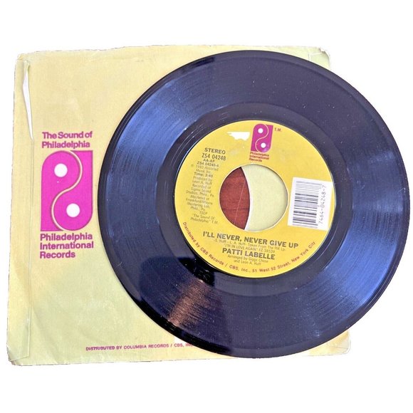 PATTI LABELLE Other - PATTI LABELLE I'll Never Give Up & If Only You Knew 45 RPM Vinyl Record